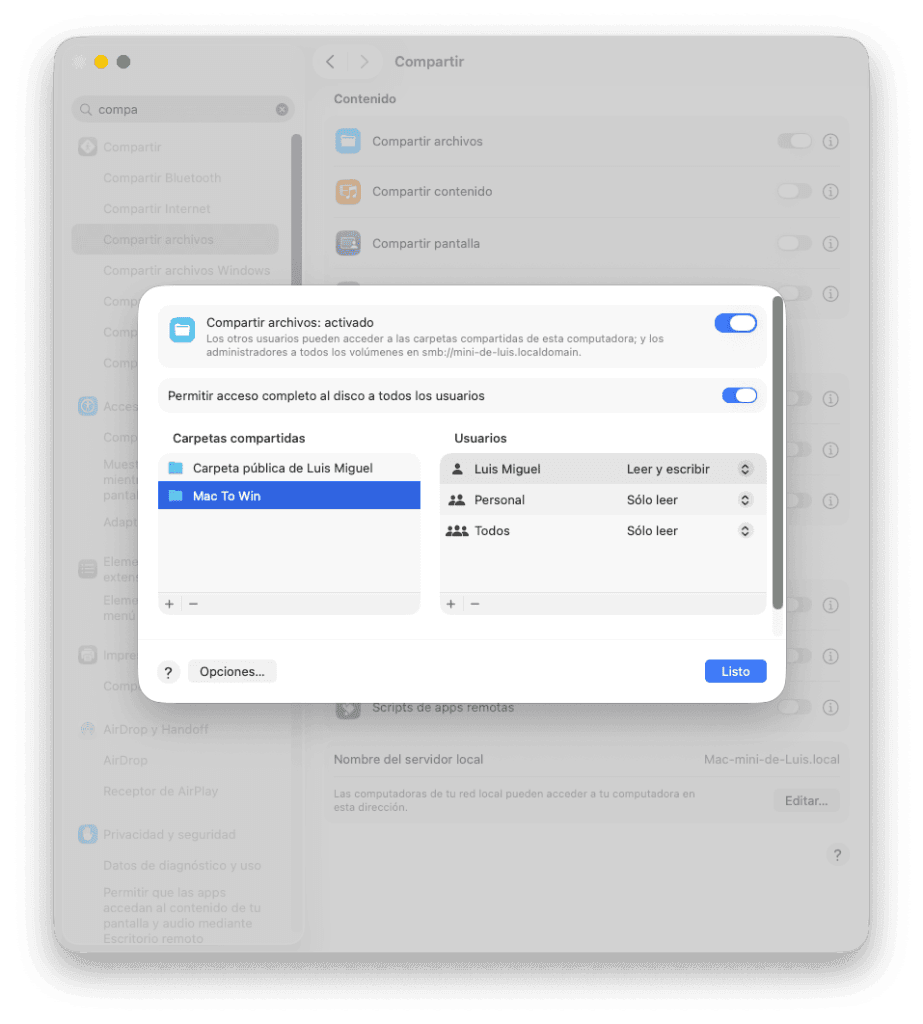 Compartir Archivos de Mac a Win 04