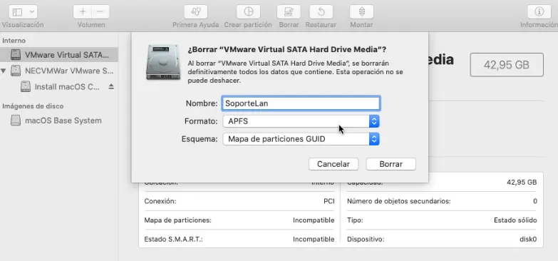 como formatear en mac