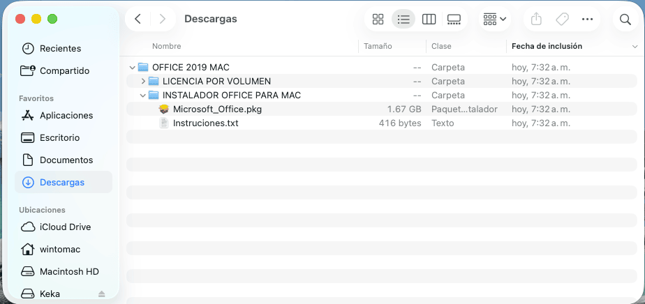 office para mac